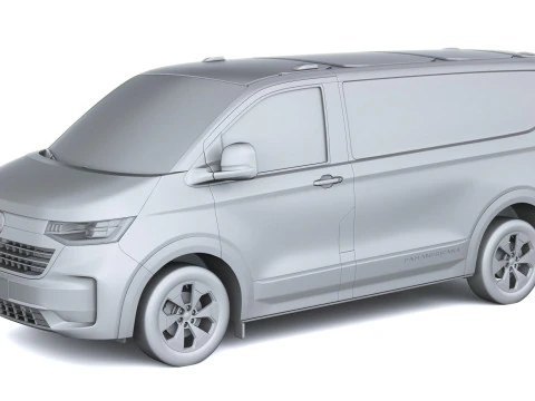 Volkswagen Transporter T7 Panamericana SWB 2025 Modello 3D