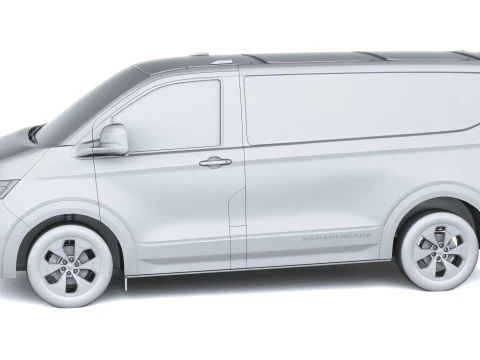 Volkswagen Transporter T7 Panamericana SWB 2025 Modello 3D