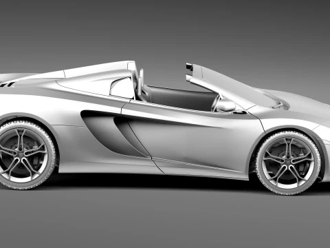 Mclaren MP4 12C Spider 2013 3D Model