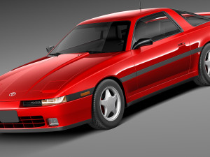 Toyota Supra Mk3 1986-1993 Modello 3D