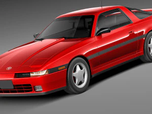 टोयोटा सुप्रा एमके3 1986-1993 3D मॉडल