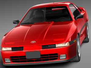 Toyota Supra Mk3 1986 1993 3D Model in Spor Araba 3DExport