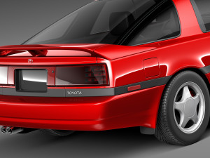 Toyota Supra Mk3 1986-1993 Modello 3D