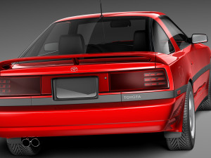 Toyota Supra Mk3 1986-1993 Modello 3D