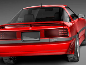 Toyota Supra Mk3 1986-1993 3D Model