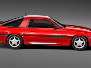 Toyota Supra Mk3 1986-1993 3D Model