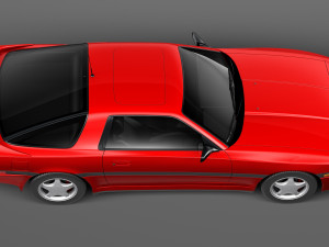 Toyota Supra Mk3 1986-1993 Modello 3D