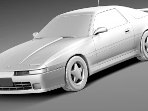 Toyota Supra Mk3 1986-1993 3D Model