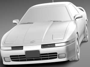 Toyota Supra Mk3 1986-1993 Modello 3D