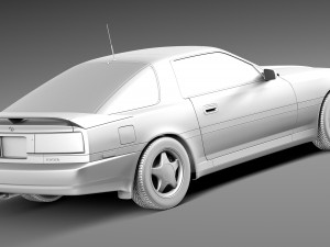 Toyota Supra Mk3 1986-1993 Modello 3D
