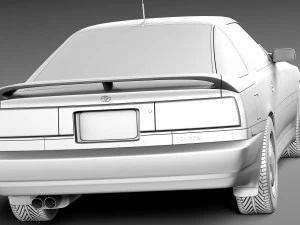 Toyota Supra Mk3 1986-1993 3D Model