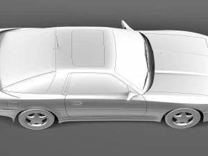 Toyota Supra Mk3 1986-1993 3D Model