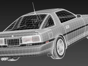 Toyota Supra Mk3 1986-1993 3D Model