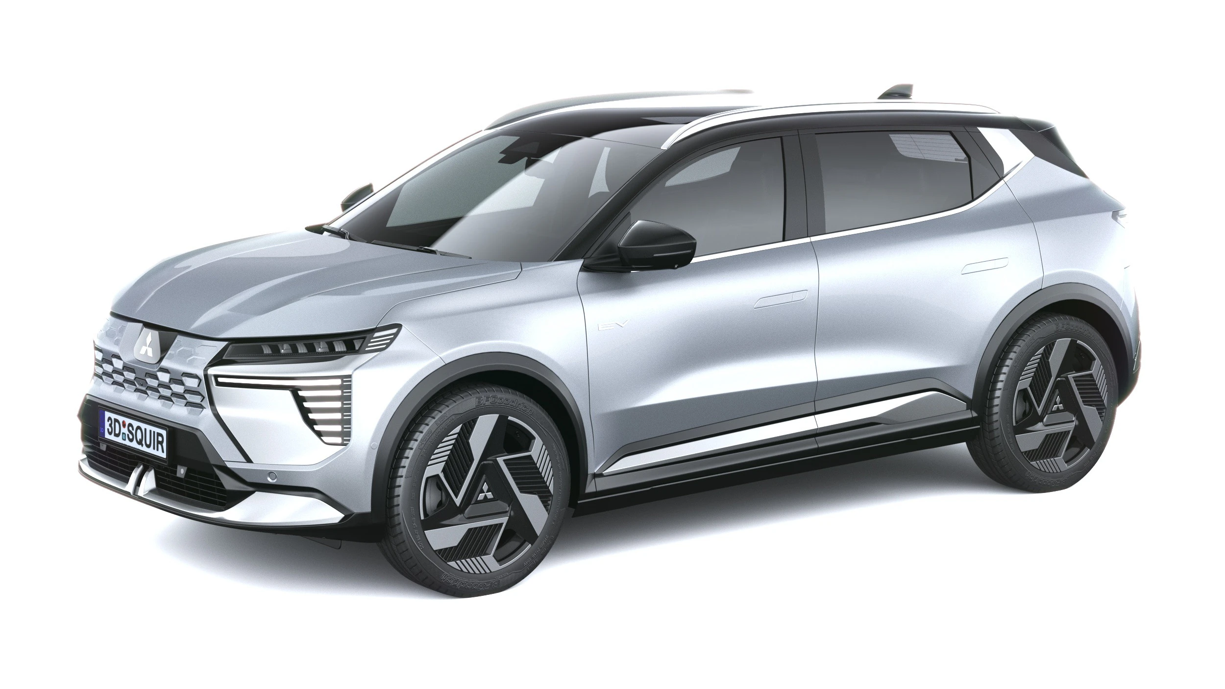 Mitsubishi Eclipse Cross 2026 3D Model .c4d .max .obj .3ds .fbx .stl .blend 