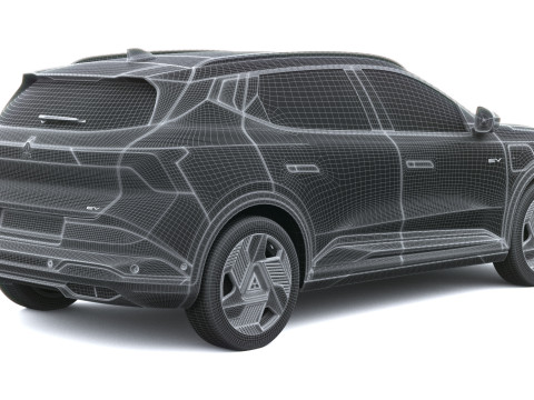 Mitsubishi Eclipse Cross 2026 3D Model