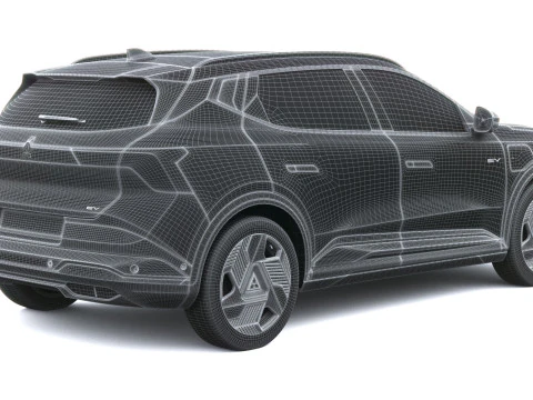 Mitsubishi Eclipse Cross 2026 3D Model