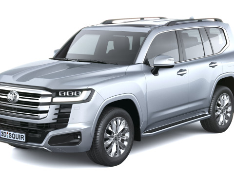 Toyota Land Cruiser 300 Ibrido 2026 Modello 3D