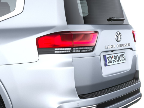 Toyota Land Cruiser 300 Ibrido 2026 Modello 3D