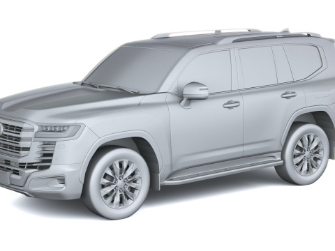 Toyota Land Cruiser 300 Ibrido 2026 Modello 3D