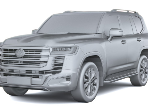 Toyota Land Cruiser 300 Ibrido 2026 Modello 3D