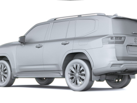 Toyota Land Cruiser 300 Ibrido 2026 Modello 3D