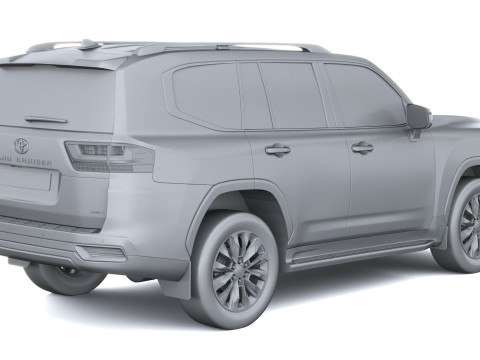 Toyota Land Cruiser 300 Ibrido 2026 Modello 3D