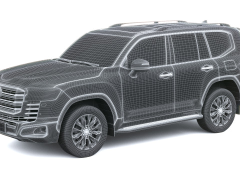 Toyota Land Cruiser 300 Ibrido 2026 Modello 3D