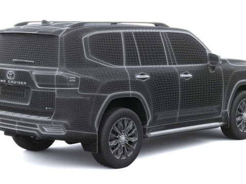 Toyota Land Cruiser 300 Ibrido 2026 Modello 3D