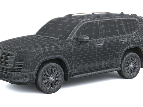 Toyota Land Cruiser 300 Ibrido 2026 Modello 3D