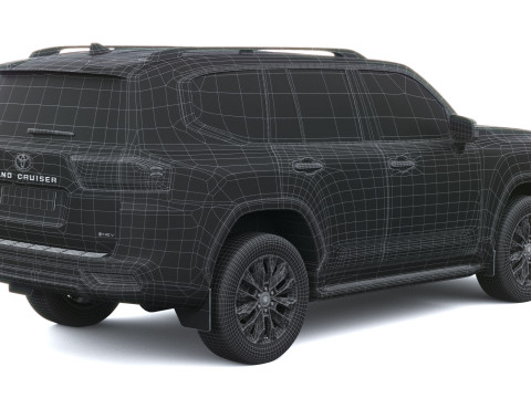 Toyota Land Cruiser 300 Ibrido 2026 Modello 3D