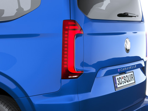 Volkswagen Transporter T7 e-caravelle SWB 2025 Modelo 3D