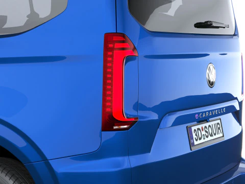 Volkswagen Transporter T7 e-caravelle SWB 2025 3D Model