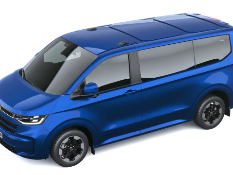 Volkswagen Transporter T7 e-caravelle SWB 2025 3D Model
