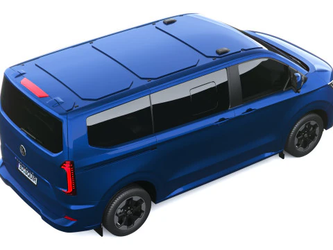 Volkswagen Transporter T7 e-caravelle SWB 2025 3D Model
