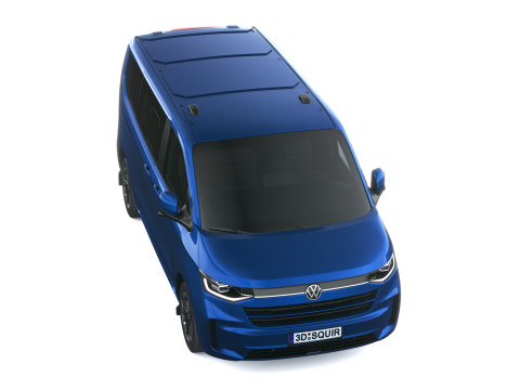 Volkswagen Transporter T7 e-caravelle SWB 2025 Modelo 3D