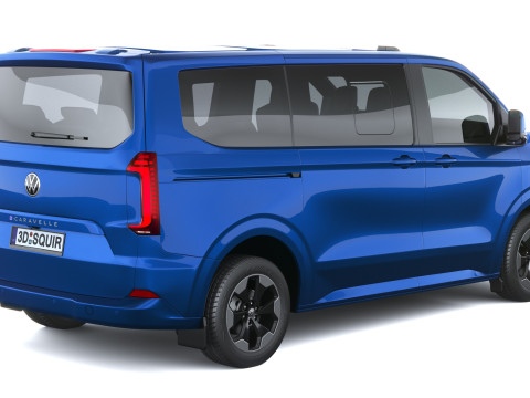 Volkswagen Transporter T7 e-caravelle SWB 2025 Modelo 3D