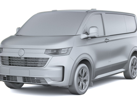 Volkswagen Transporter T7 e-caravelle SWB 2025 Modelo 3D