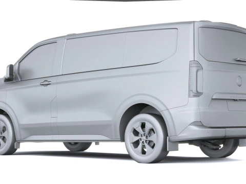 Volkswagen Transporter T7 e-caravelle SWB 2025 3D Model