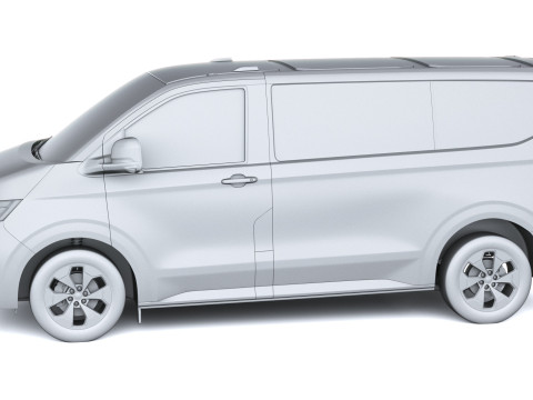 Volkswagen Transporter T7 e-caravelle SWB 2025 Modelo 3D