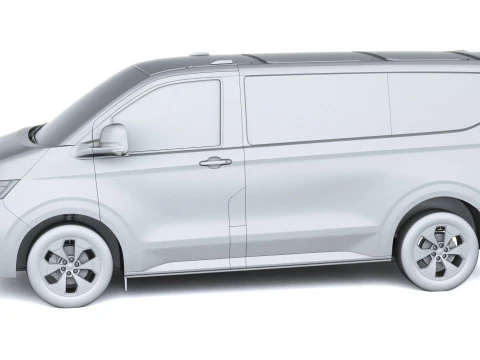 Volkswagen Transporter T7 e-caravelle SWB 2025 3D Model