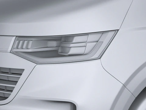 Volkswagen Transporter T7 e-caravelle SWB 2025 3D Model