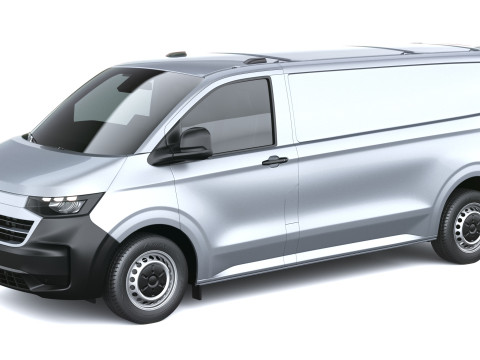 Volkswagen Transporter T7 Фургон LWB 2025 г. 3D Модель