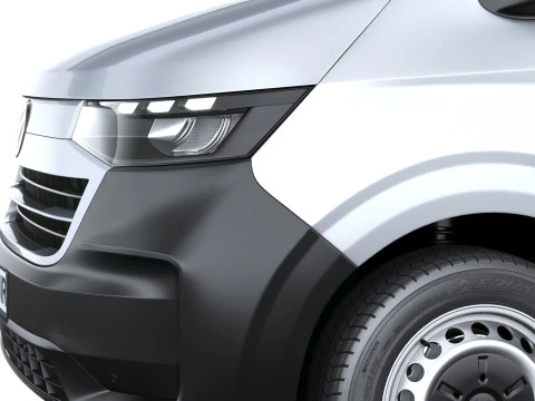 Volkswagen Transporter T7 Van LWB 2025 3D Model