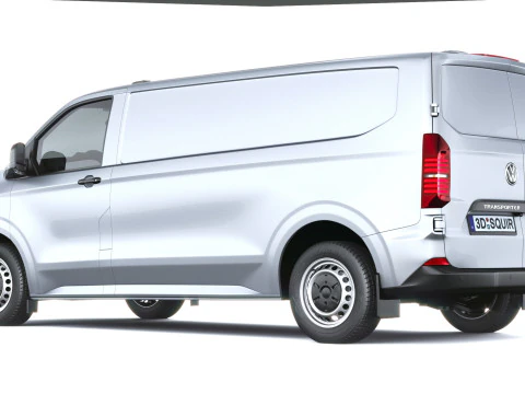 Volkswagen Transporter T7 Van LWB 2025 3D Model