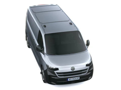 Volkswagen Transporter T7 Van LWB 2025 3D Model
