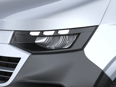 Volkswagen Transporter T7 Van LWB 2025 3D Model