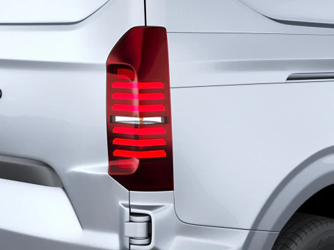Volkswagen Transporter T7 Van LWB 2025 3D Model