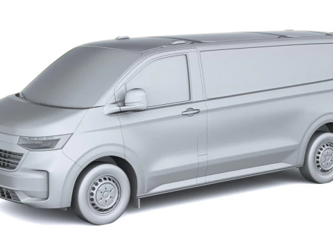 Volkswagen Transporter T7 Van LWB 2025 3D Model