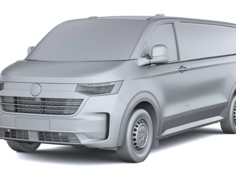 Volkswagen Transporter T7 Van LWB 2025 3D Model