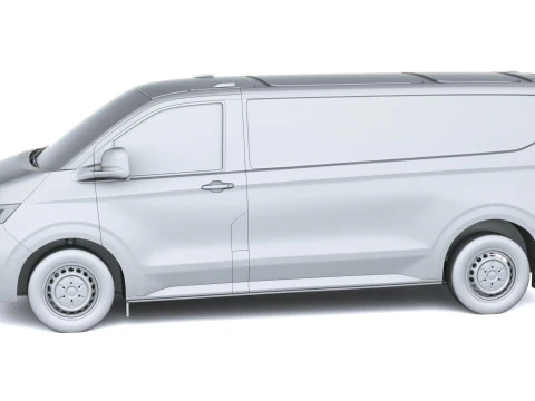 Volkswagen Transporter T7 Van LWB 2025 3D Model